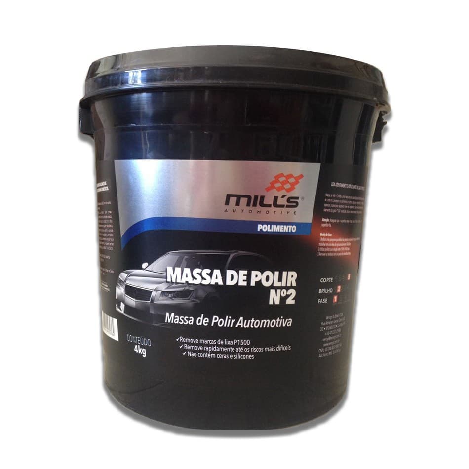 Massa de Polir Mills Nº 2 - 4kg