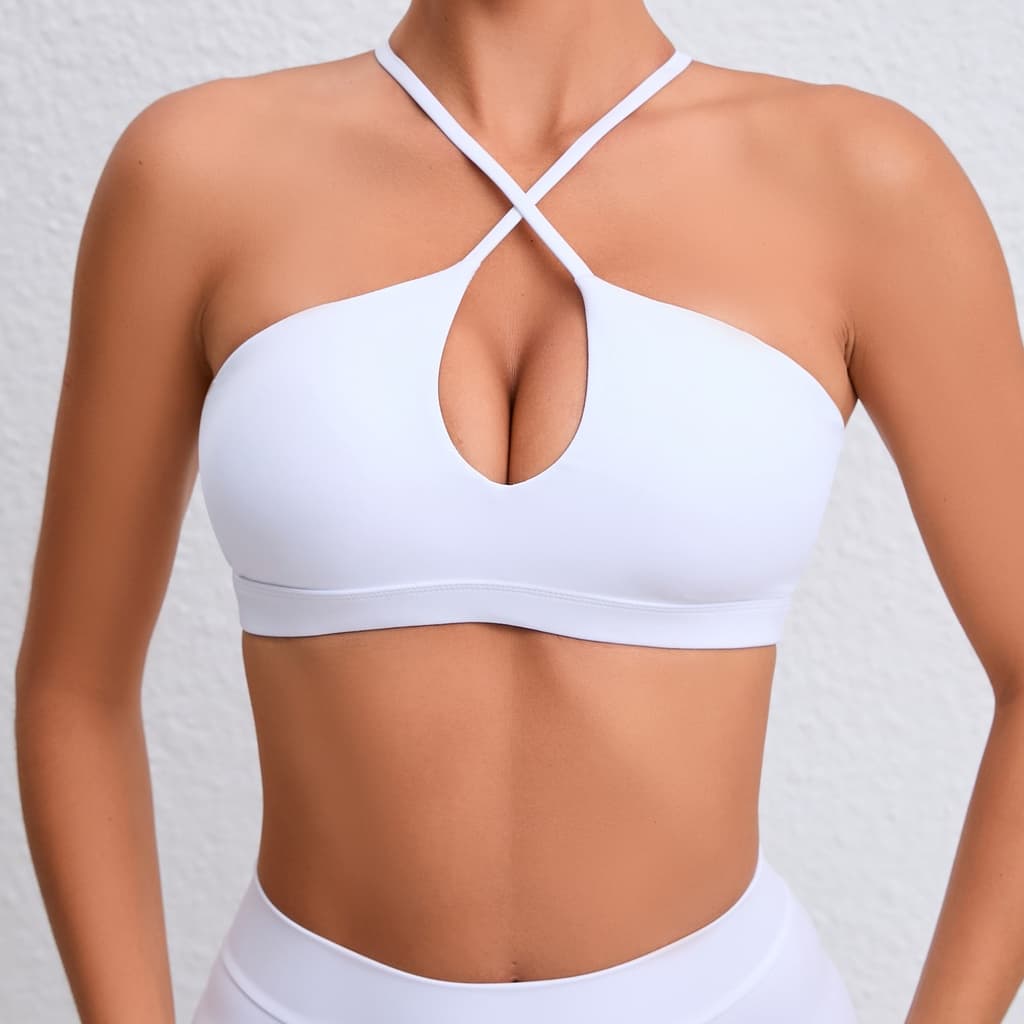 Wmuncc Roupa íntima esportiva de corrida Lindo Top Yoga Top Yoga Top Women Cross Quick-Drying Soutien de Yoga respirável