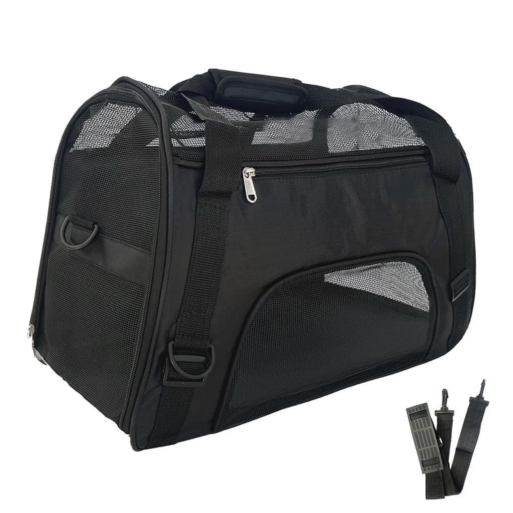 Bolsa transporte pet gato caes caixa 55x35x27cm cachorros
