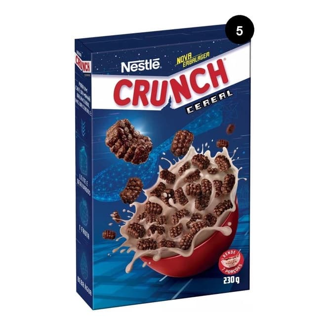 5 Cereal Matinal Crunch Nestlé Caixa 230g