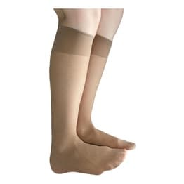 Meia 3/4 Trifil 6106 Fio 20 Poliamida Punho Tecido Duplo Modelo Europeu OLV