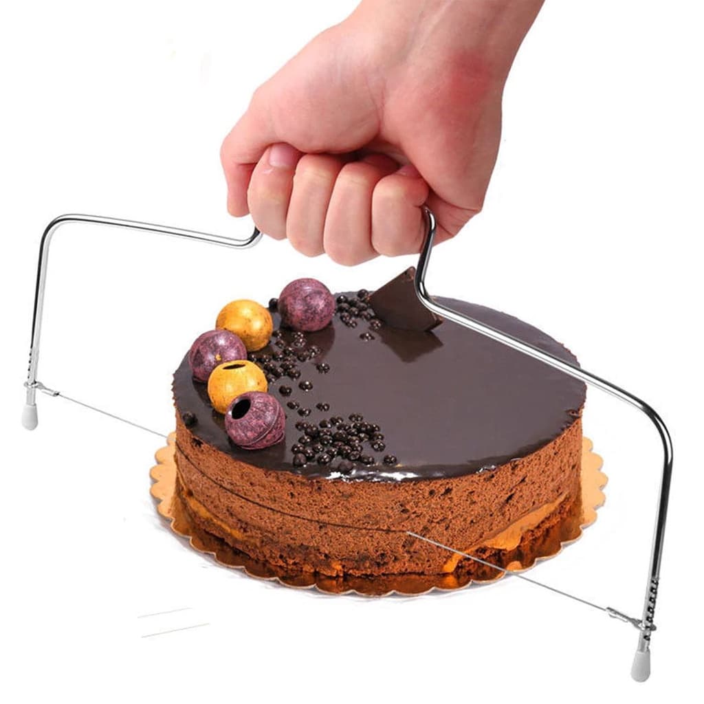 Nivelador Cortador Fatiador Para Bolos em Inox