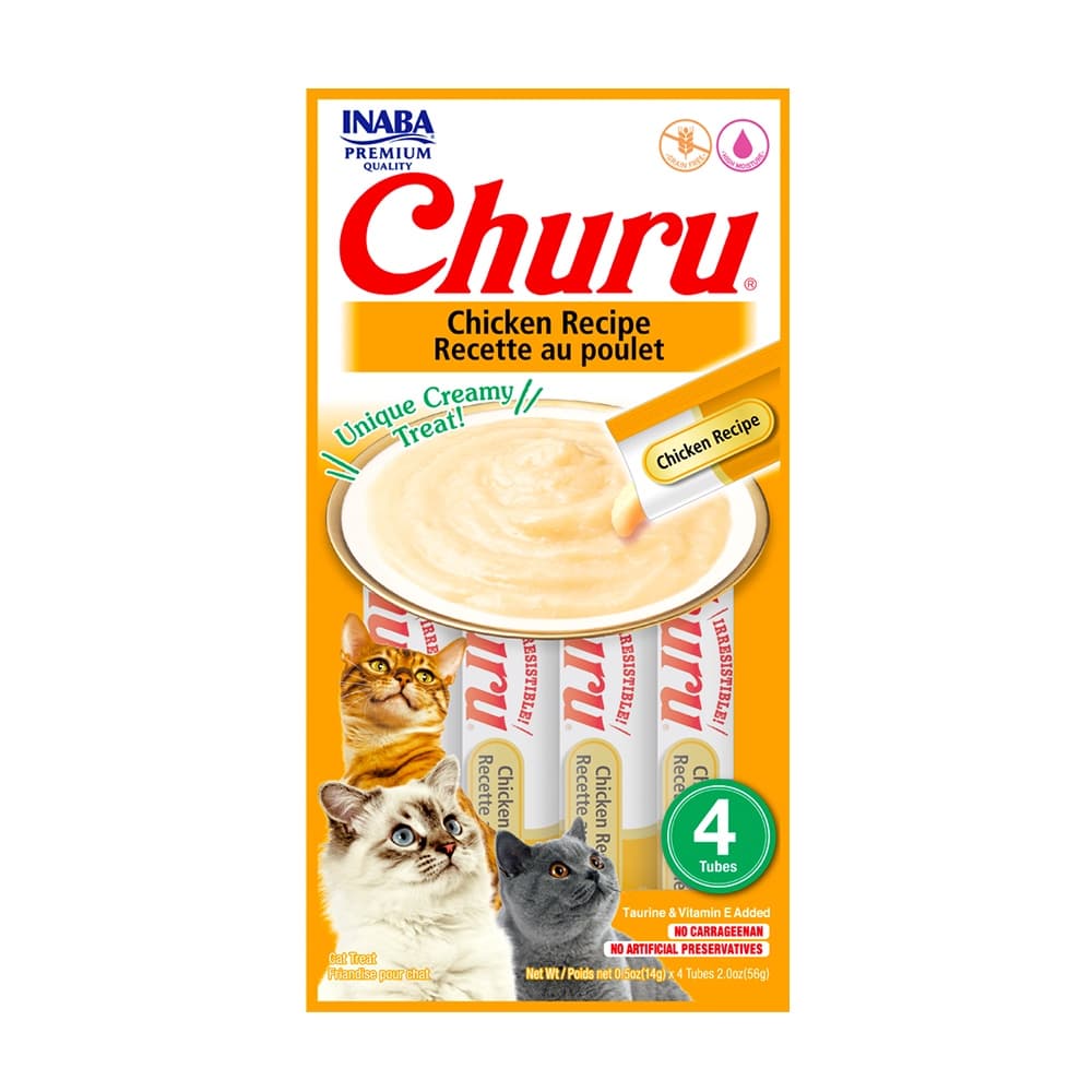 Petisco Para Furão E Gatos Churu Frango 224g