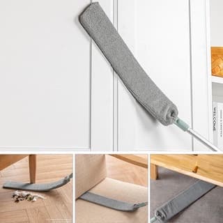 Limpador doméstico debaixo da cama espanador de limpeza estendido retrátil