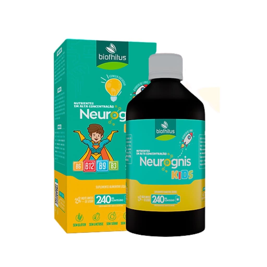 Suplemento Alimentar Líquido Neurognis Kids 240ml – Biofhitus