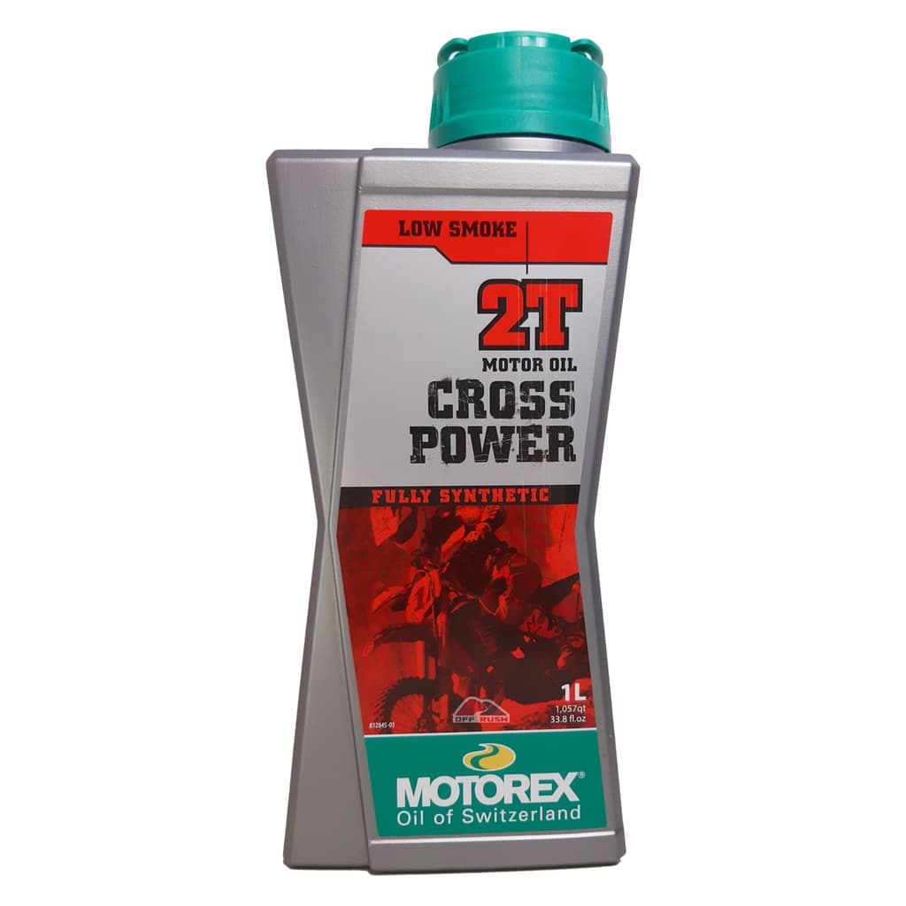 Óleo Lubrificante de Motor - MOTOREX Cross Power - 100% Sintético P/ Motores 2 tempos (2T)