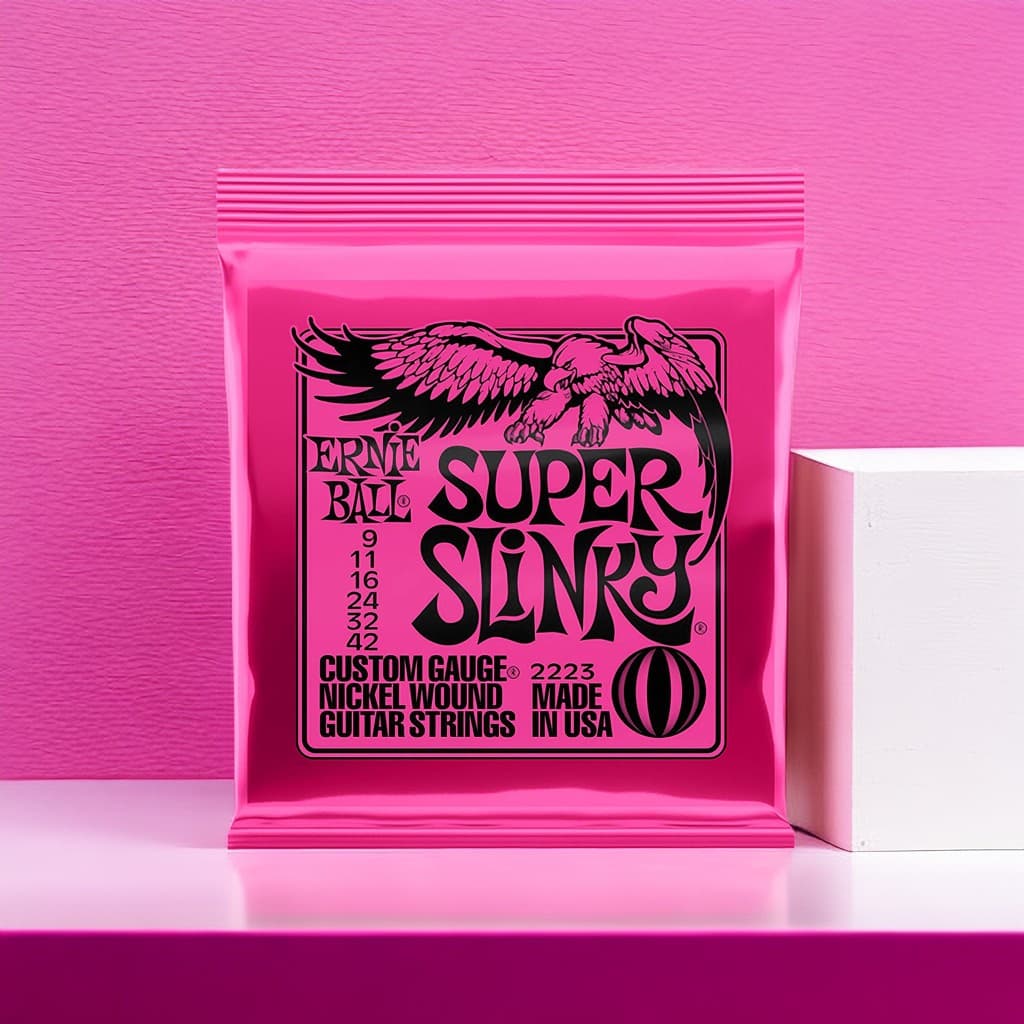 2223 Ernie Ball Regular Níquel Ferido Guitarra Elétrica Corda Acessórios 009.011.016.024.032.042