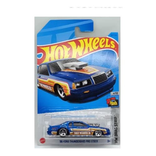 Carro Hot Wheels '86 Ford Thunderbird Pro Stock Hkh32 Azul C