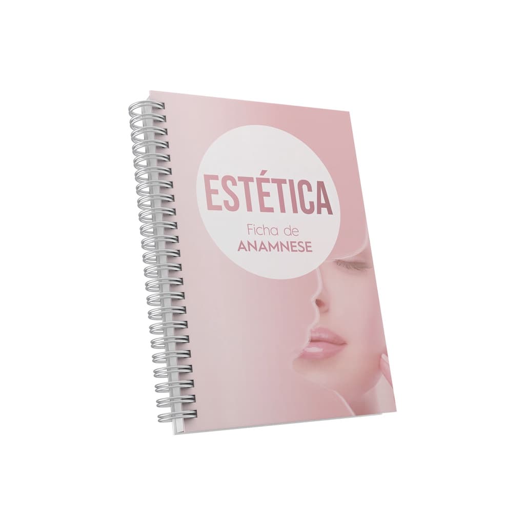 Caderno Ficha anamnese Estética Facial