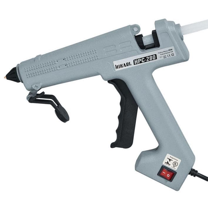 Pistola de Cola Quente 280W Profissional Industrial Hikari HPC-280