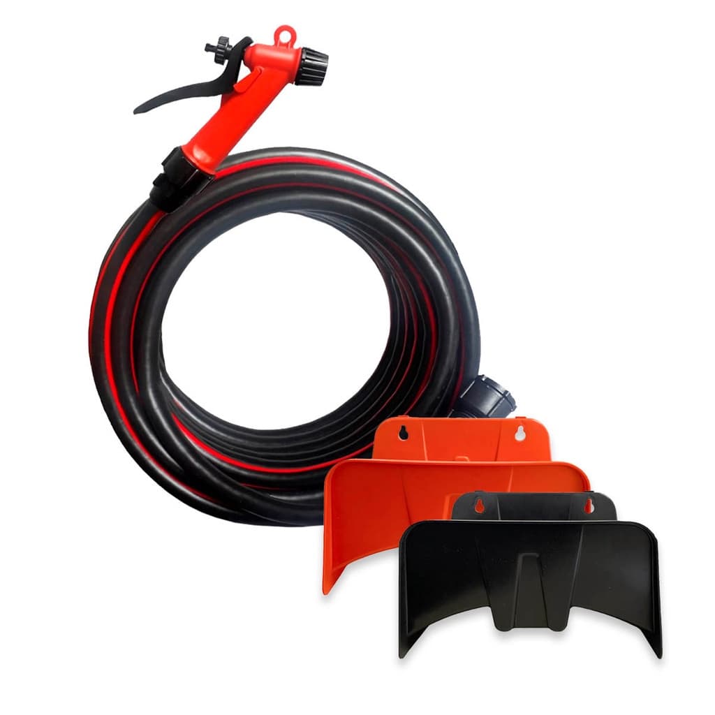 Suporte De Mangueira Enrolador Para Jardim Fixa Parede Pvc