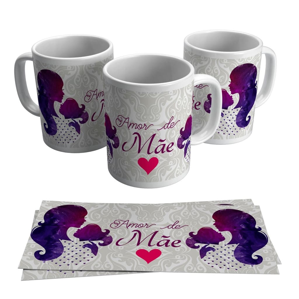 Caneca De Porcelana Personalizada Dia das Mães C