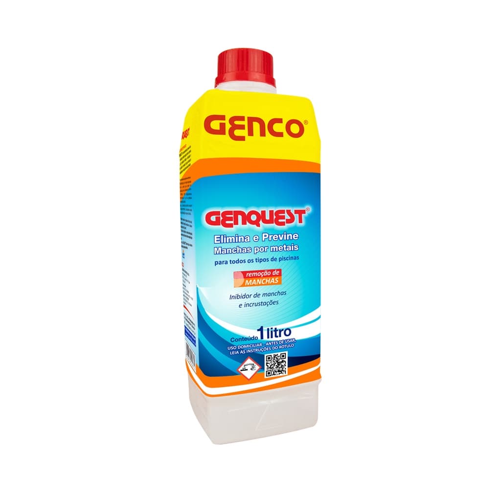 GENQUEST Inibidor de Manchas e Incrustações SOLUCAO AGUA POCO 1LT GENCO
