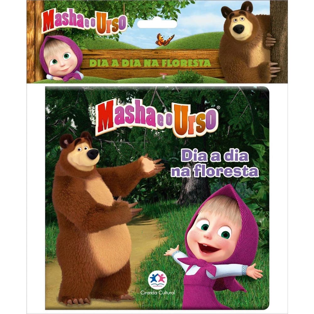 Livro Banho Masha e o Urso - Dia a dia na floresta
