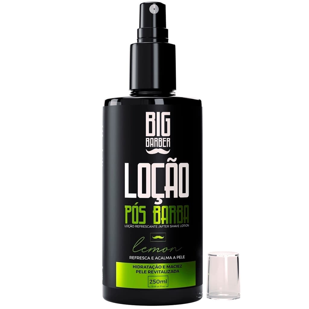 Loção Pós Barba After Shave Spray Lemon 250ml Big Barber