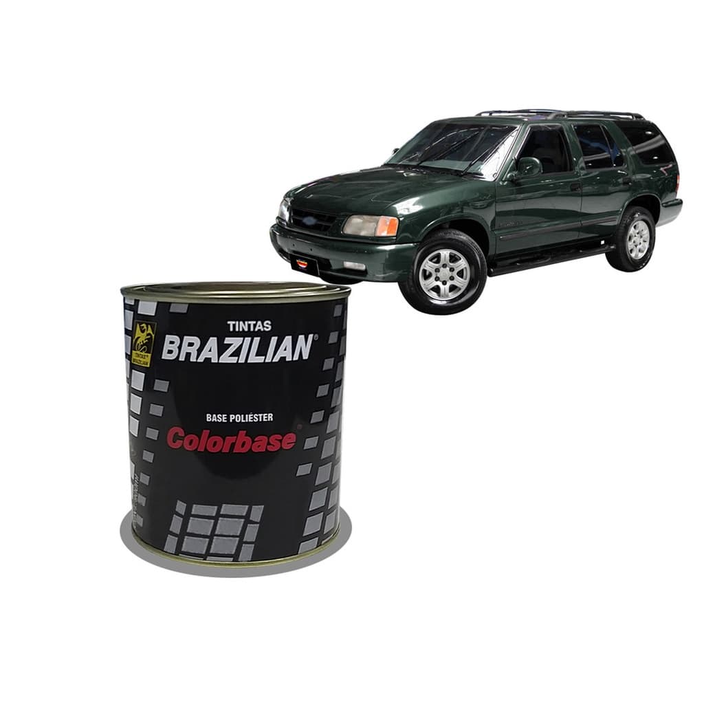 Tinta Automotiva Colorbase Brazilian Base Poliéster GM Verde West 900 Ml 1997 1998 1999