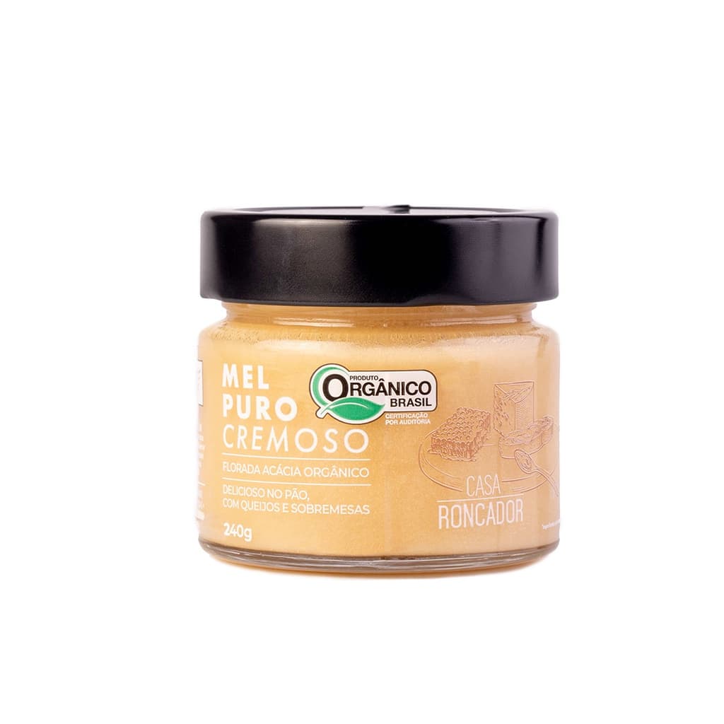 Mel Puro Cremoso Orgânico Casa Roncador 240g