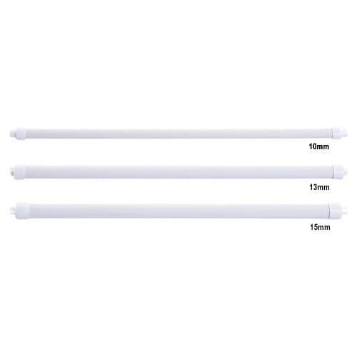 Poleiro Plástico Estriado 10 mm para gaiolas aves em geral c/ 30cm - 12 UNIDADES