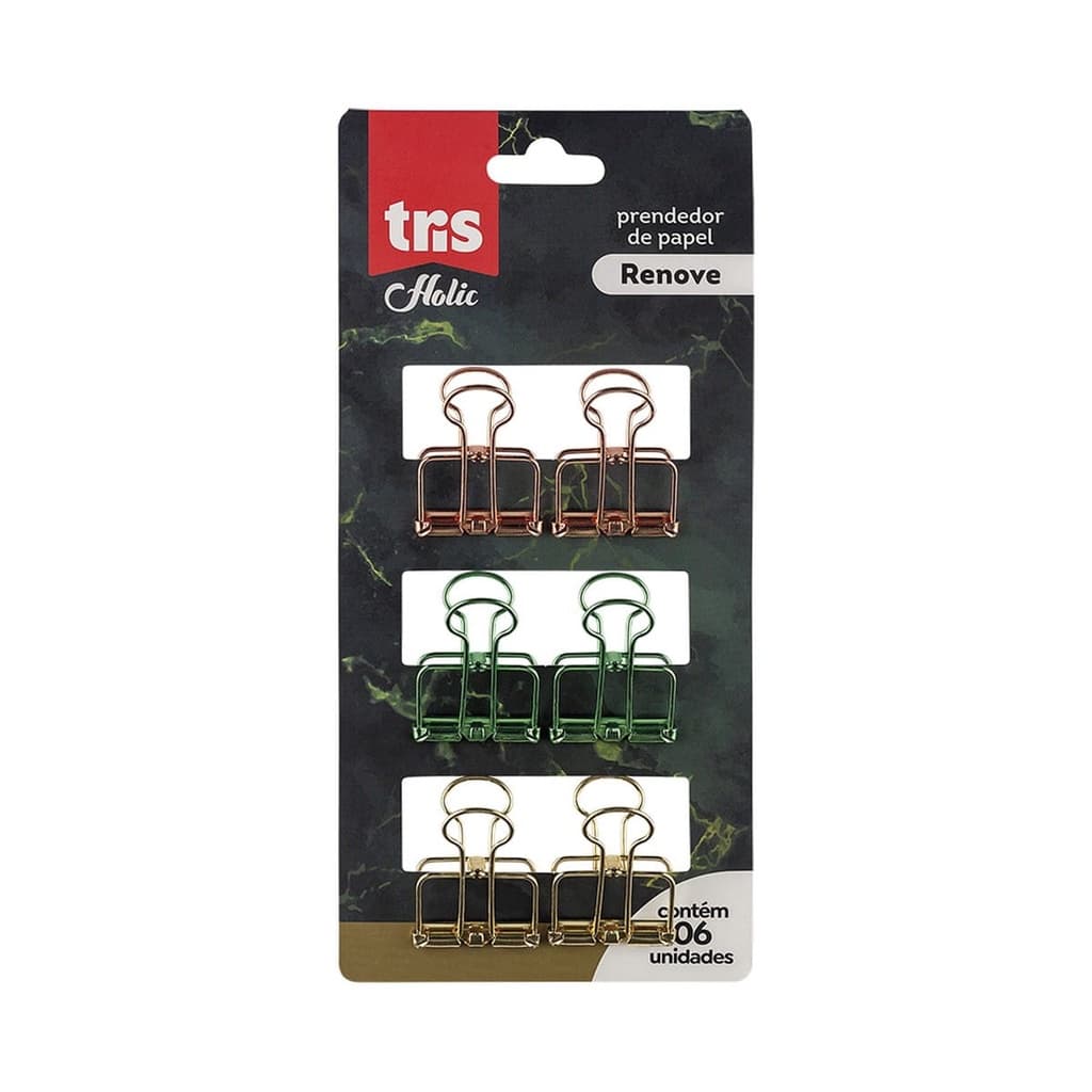 Prendedor De Papel Renove Holic Mineral - Tris