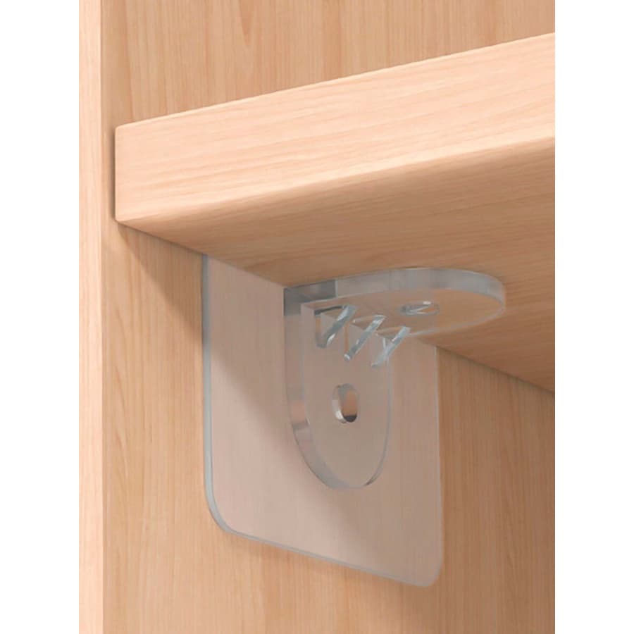 Kit Suporte Com adesivo Colante Em PVC C/4 Unidades
