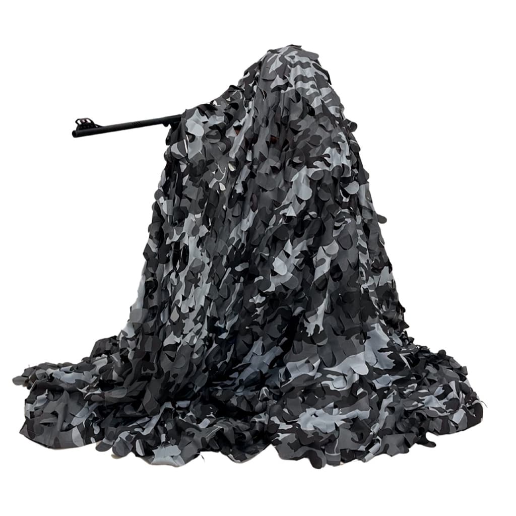 REDE DE CAMUFLAGEM GIGANTE URBANO COM ESTOJO 3X4M C/ TIRAS DE FIXAÇÃO