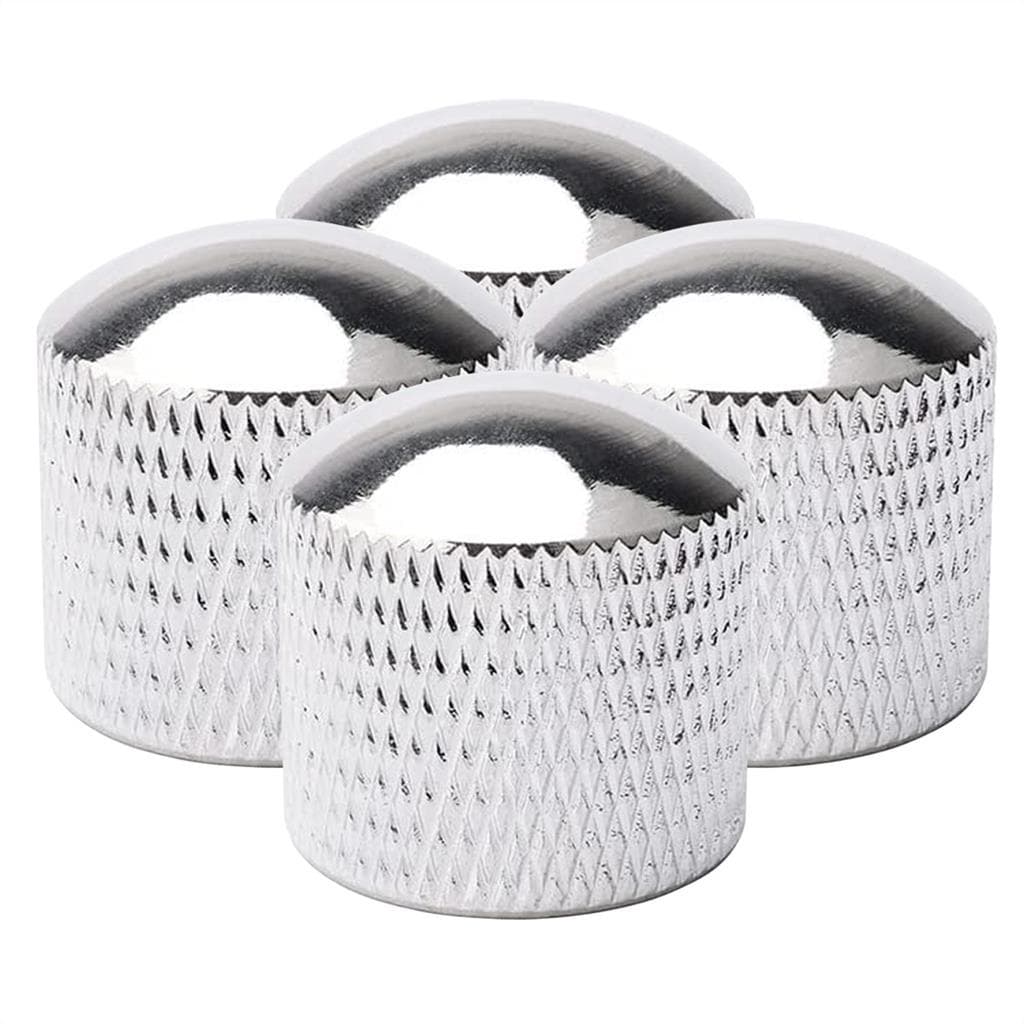 4 Knob Pressao Metal Cromado Guitarra Contra Baixo Strinberg