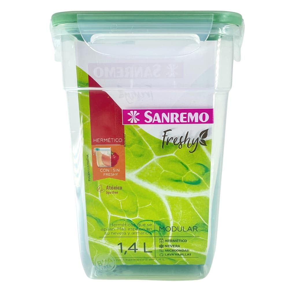 Pote Plástico Hermético 1,4L Porta Café com Travas