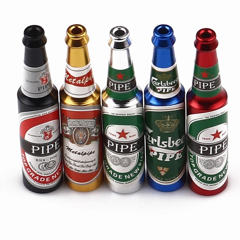 Garrafa Com Rótulo De Cerveja Acessórios Para Tubos Destacáveis Presente Homens