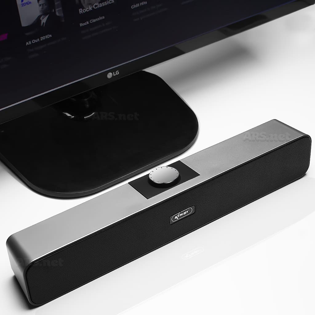 Caixa De Som Pc Gamer Soundbar Potente Compacta Smart TV Pc Notebook P2 38cm