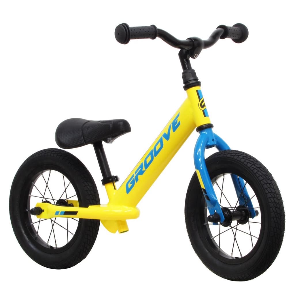 Bicicleta Balance Sem Pedal Aro 12 Infantil Groove Amarela