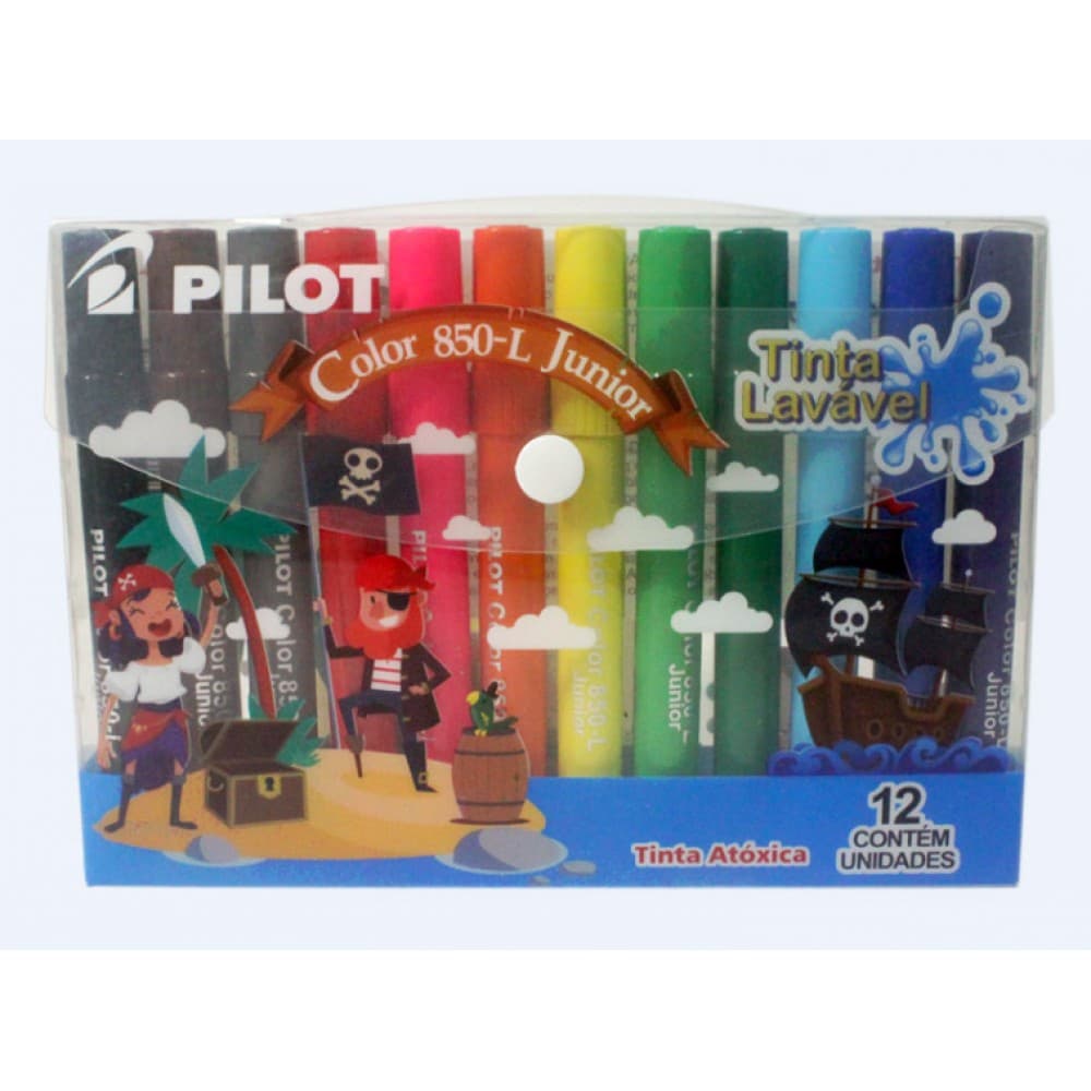 Pincel Atomico 850 jr com 12 unidades - Pilot