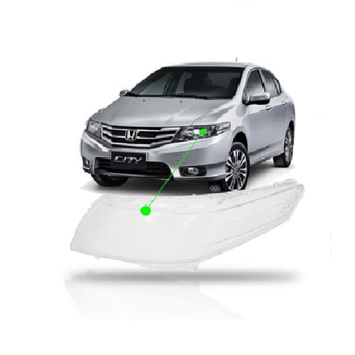 LENTE FAROL ESQUERDO HONDA CITY 2009/2014