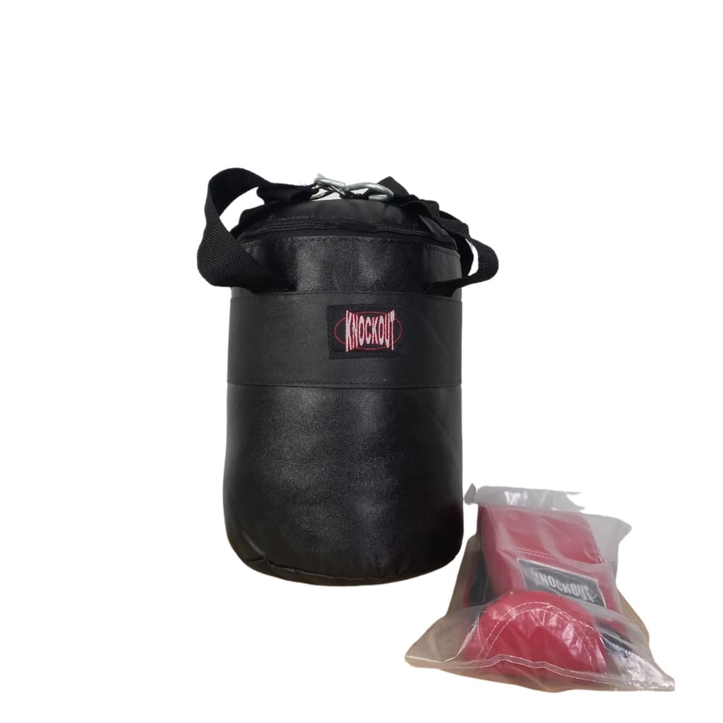 Saco De Pancada Infantil + Par Luva - Kit Infantil Boxe Guri