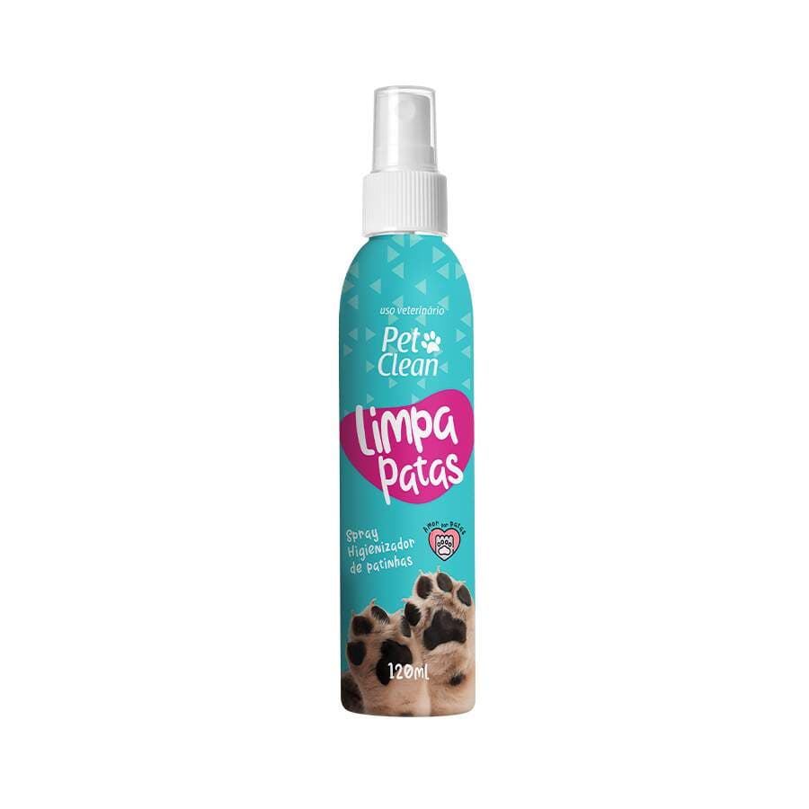 Limpa Patas Spray Pet Clean 120 mL para Cães e Gatos