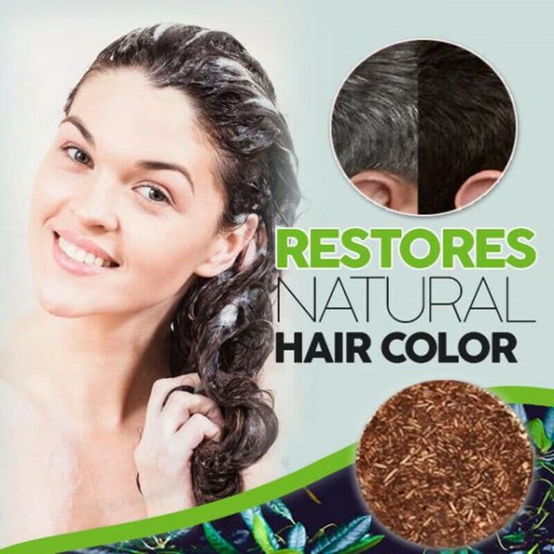 Barra org芒nica e cor do cabelo Repair escurecimento Shampoo para cabelo