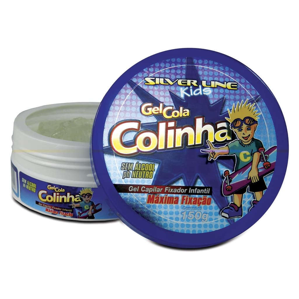Gel de Cabelo Colinha Infantil Silver Line Kids 150g.