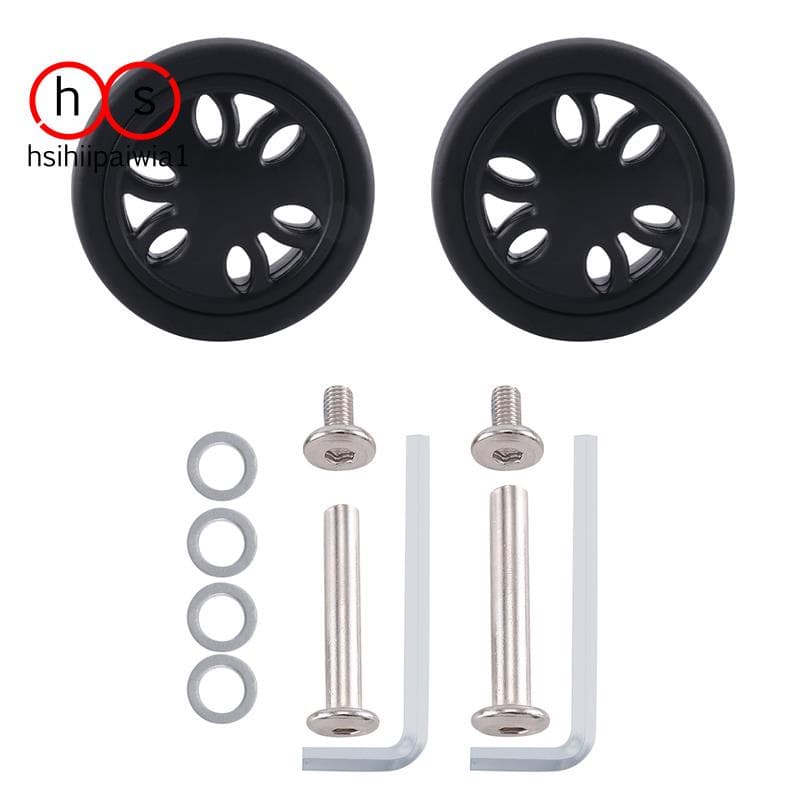 Rodas De Bagagem De 50Mm X 12mm , Substituição Resistente Ao Desgaste , Rodízio PU , Para Mala