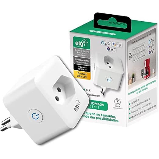 Tomada Inteligente Plug Wi-Fi Elg 16A - SHPT400