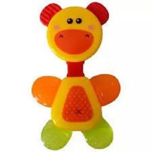 Mordedor com Chocalho Girafa Kitstar com Água Macio Alívio Gengiva Sem BPA