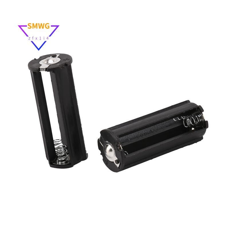 2 peças suporte de bateria preto para 3 pilhas AAA de 1,5V tocha de lanterna