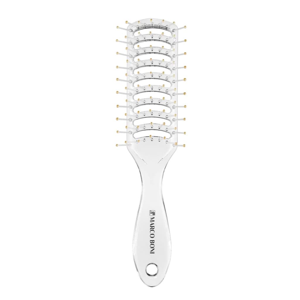 Escova Cabelo Retangular Vazada Coleção Diamond Marco Boni
