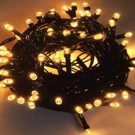 Pisca Pisca 50 LEDs 8 Funções  Fio Verde 5M Bivolt