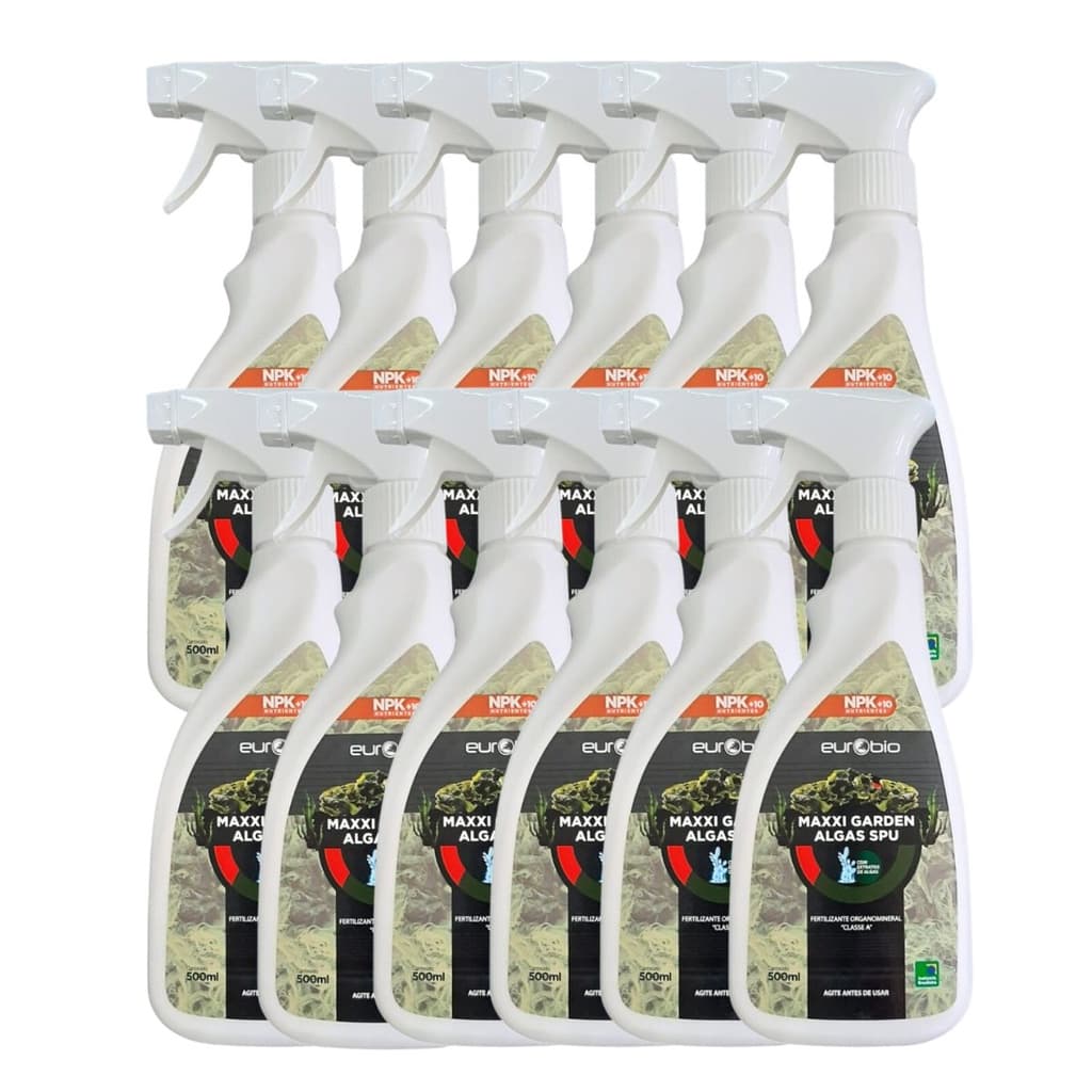 Fertilizante Foliar Algas Maxxi Uso Geral SPU 500ml Caixa com 12