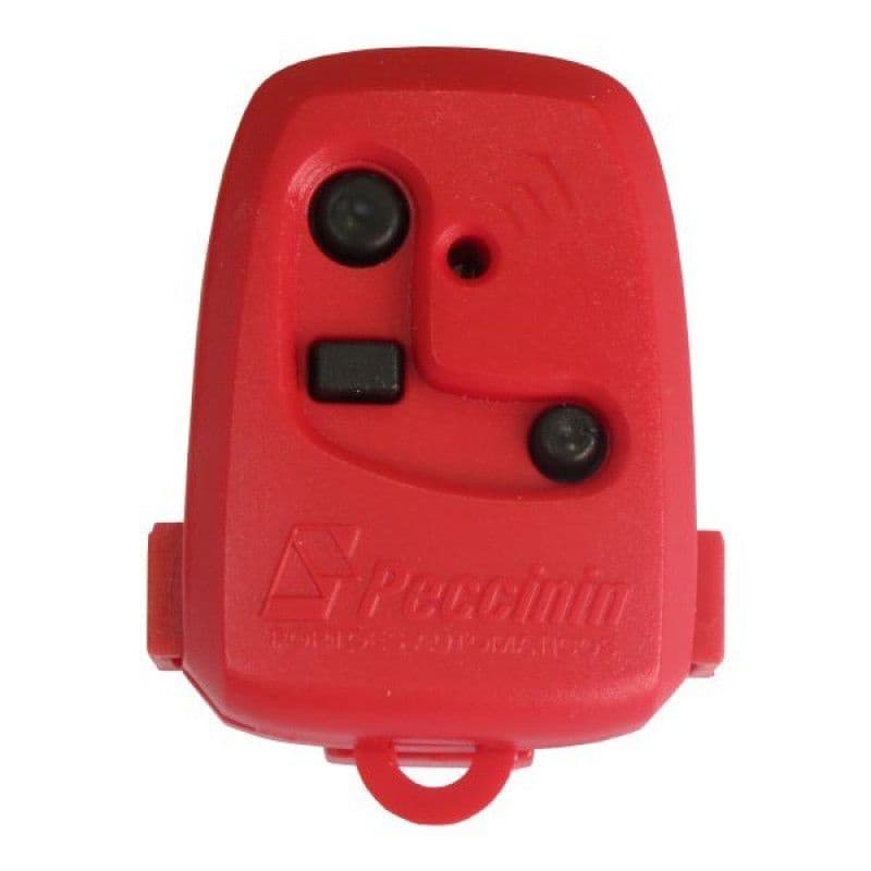 Controle Portão TX 3C Peccinin 433,92 MHZ Vermelho