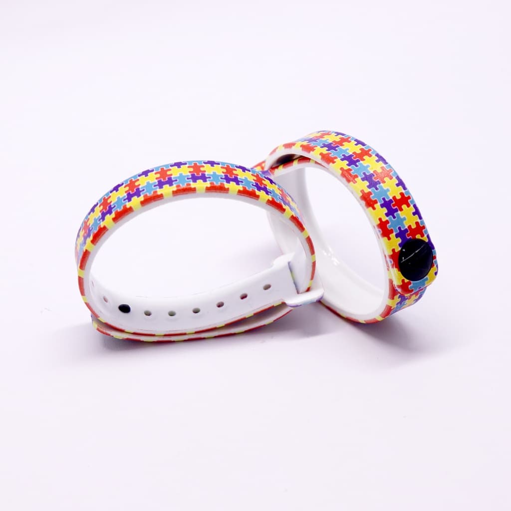 PULSEIRA CAUSA AUTISMO - ADULTO - BRACELETE DE IDENTIFICAÇÃO