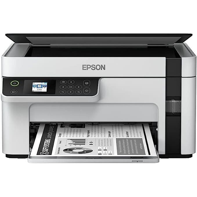 Multifuncional Tanque de Tinta Epson Mono EcoTank M2120 Wi Fi
