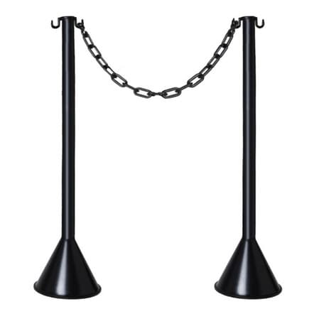 2 Pedestal Organizador Fila Pr + 1 Mt Corrente Elo Peq Preto