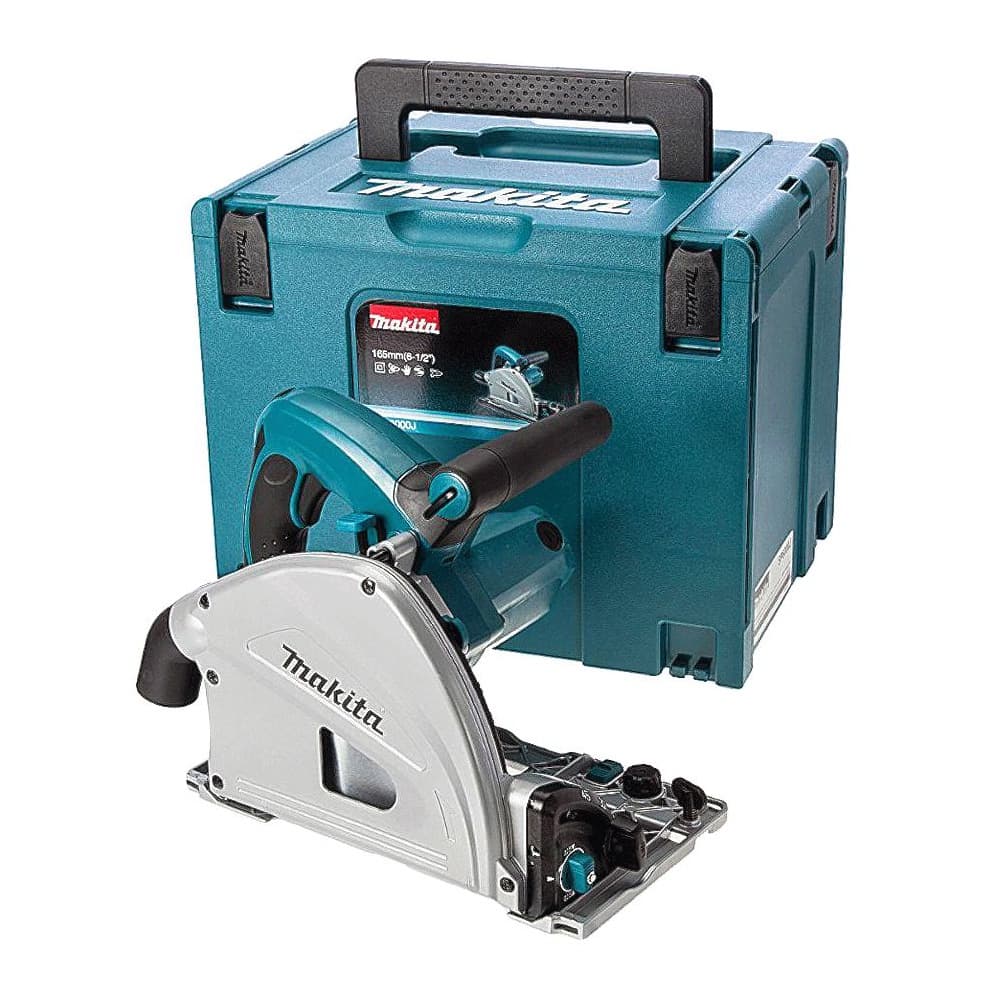 Serra Circular De Trilho Makita SP6000J 165mm 1300W Profissional Com Maleta Corte Preciso Madeira