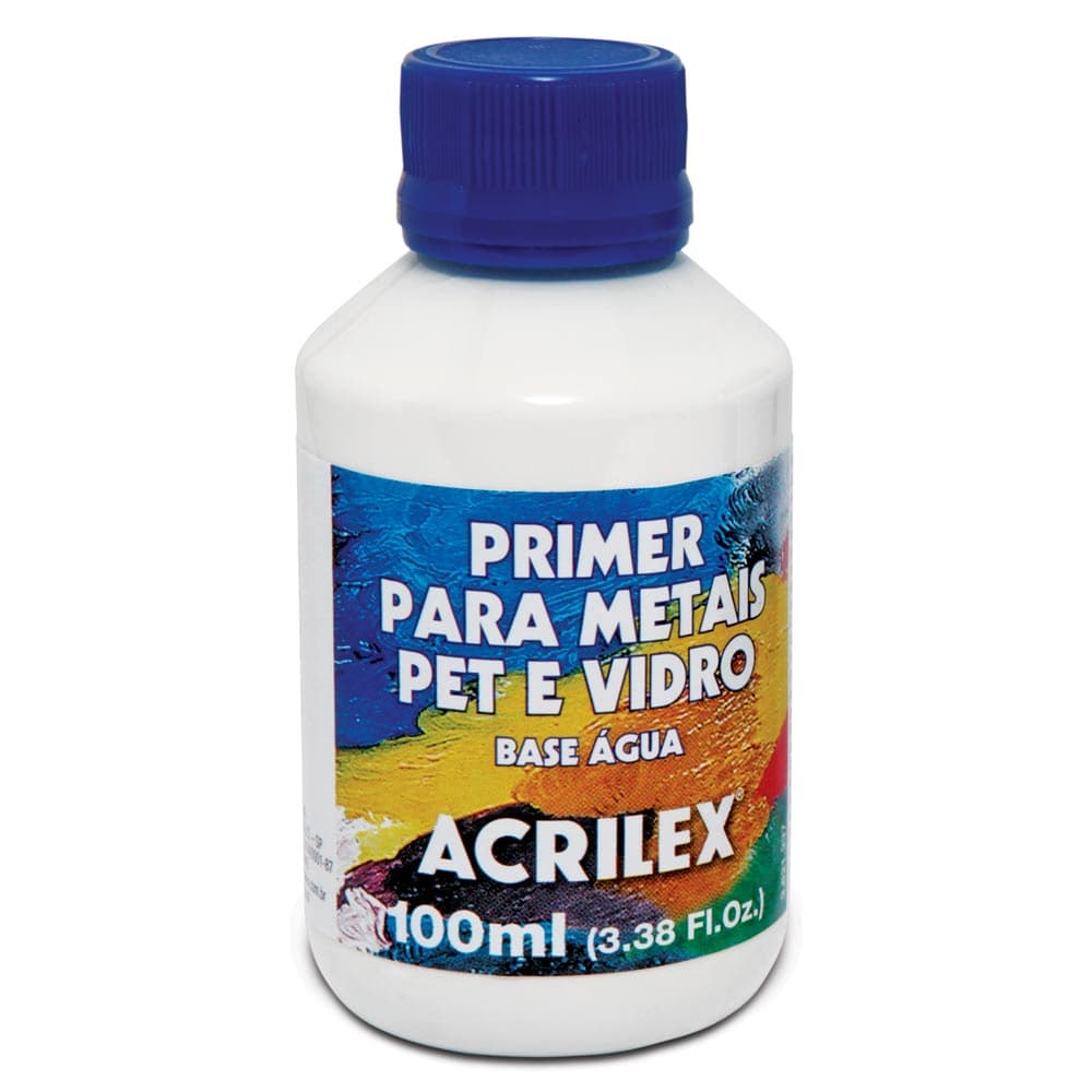 Primer para Metais Pet e Vidro 100ml - Acrilex