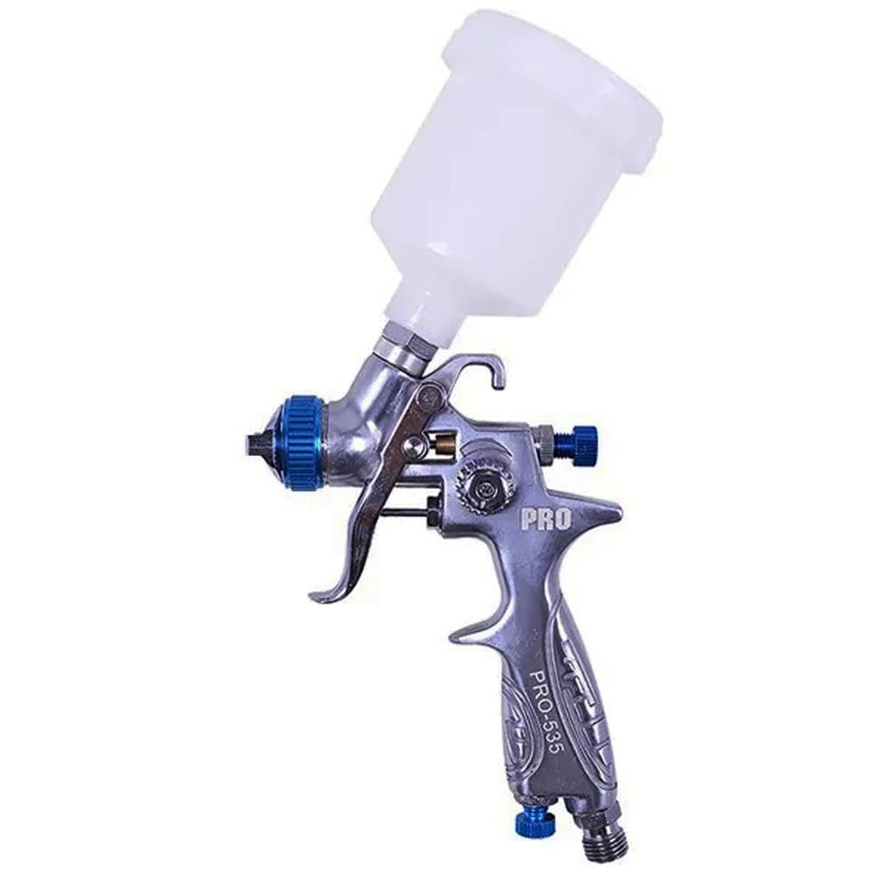 Pistola Pintura Pneumática HVLP Bico 0,8mm Funilaria Veicular PRO-535 PDR
